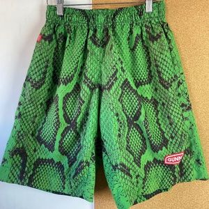 GUNN athletic tennis shorts snake print